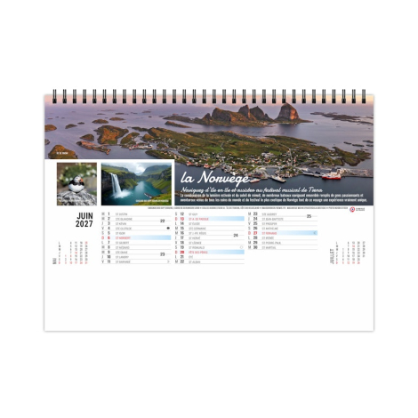Chevalet publicitaire standard 13 feuillets - Sentiers