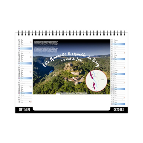 Chevalet publicitaire standard 7 feuillets - Vendange