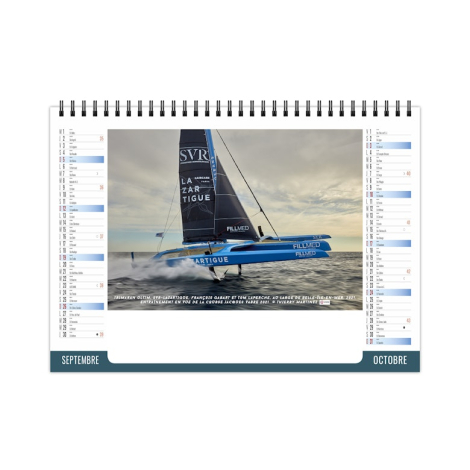 Chevalet publicitaire standard 7 feuillets - Trimaran