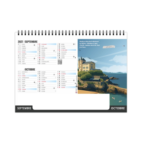 Chevalet publicitaire standard 7 feuillets - Illustrations
