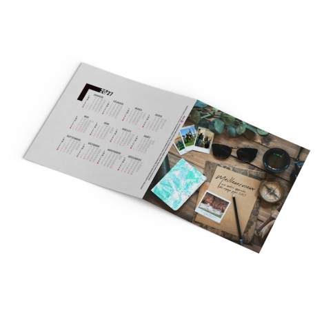 Carte de vœux personnalisable - Voyage