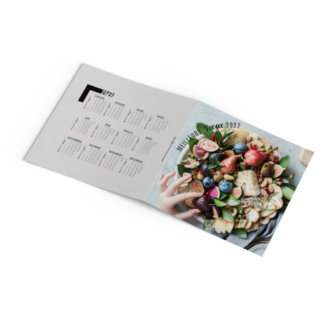 Carte de vœux personnalisable - Cooking