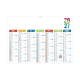 Calendrier scolaire promotionnel - Arlequin Calendrier scolaire promotionnel - Arlequin