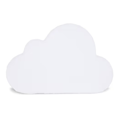 Accessoire anti-stress en forme de nuage présenté sans personnalisation visible.