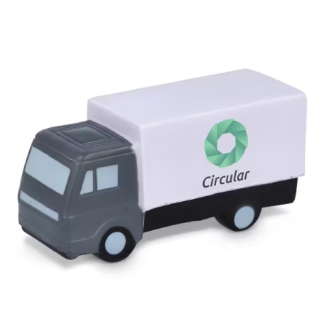 Camion en mousse publicitaire anti-stress
