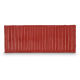 Vue rapprochée d’une face texturée de conteneur anti-stress rouge, sans personnalisation visible. Vue rapprochée d’une face texturée de conteneur anti-stress rouge, sans personnalisation visible.
