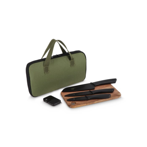 Set de couteaux personnalisé avec planche Chef on the Go