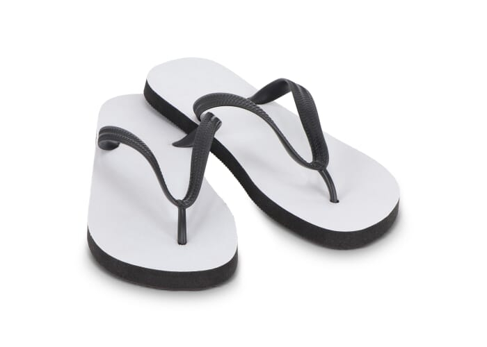 Tongs promotionnelles en sublimation L 39/42 Blanc