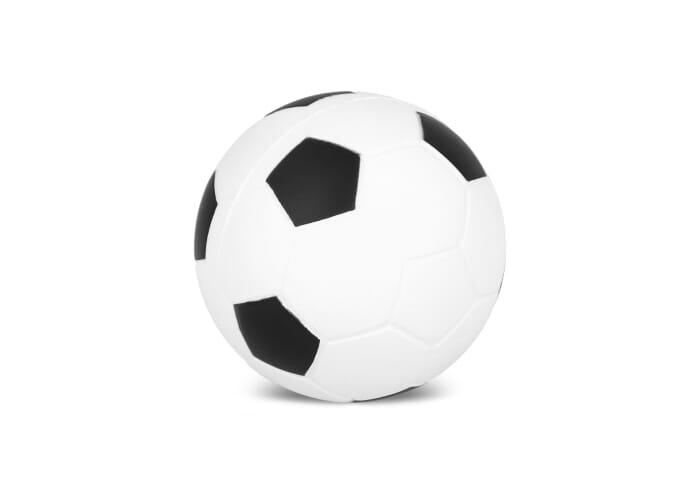 Balle football personnalisée anti-stress Blanc