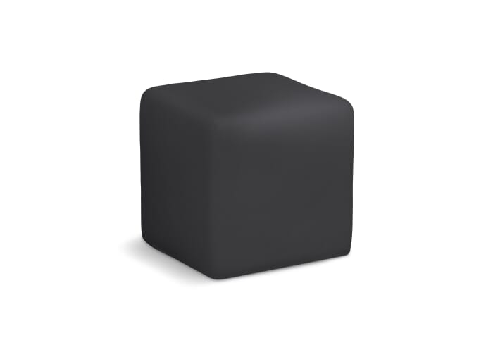 Cube anti-stress à personnaliser en mousse Noir