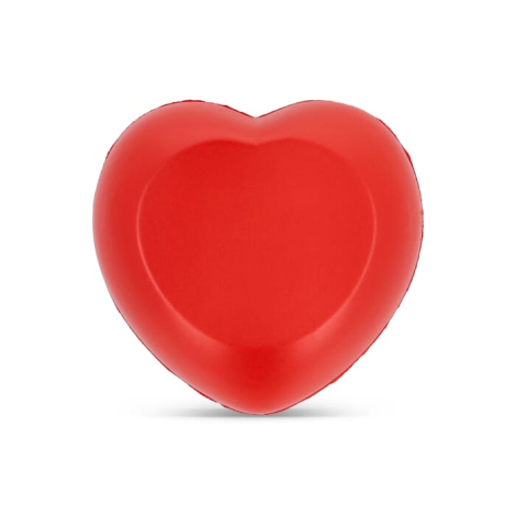 Objet anti-stress à personnaliser cœur en mousse