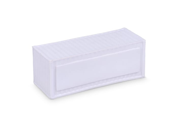 Bloc anti-stress promotionnel conteneur Blanc