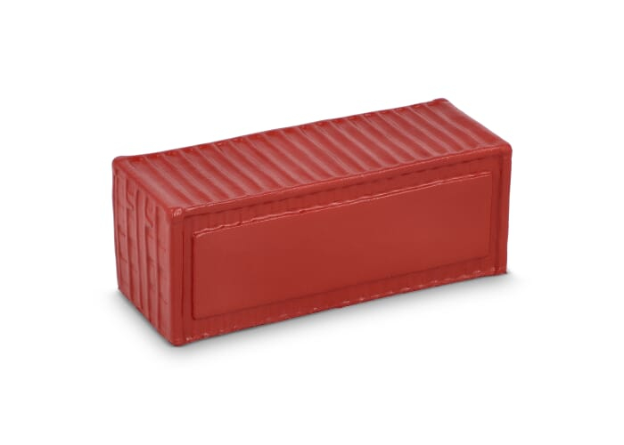 Bloc anti-stress promotionnel conteneur Rouge