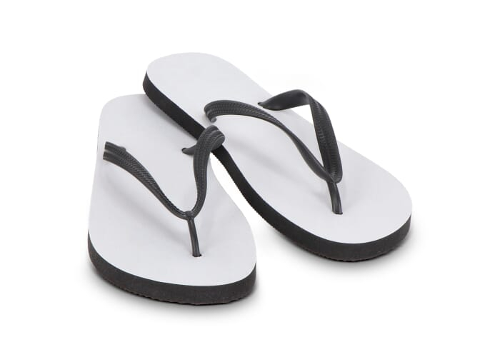 Tongs personnalisées sublimation XL 43/46 Blanc