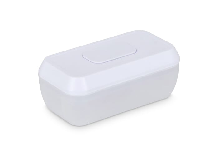 Bac à glaçons promotionnel à bouton poussoir Blanc