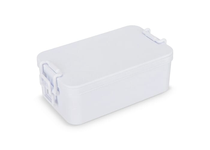 Lunch box personnalisée 600+950 ml avec couverts Blanc