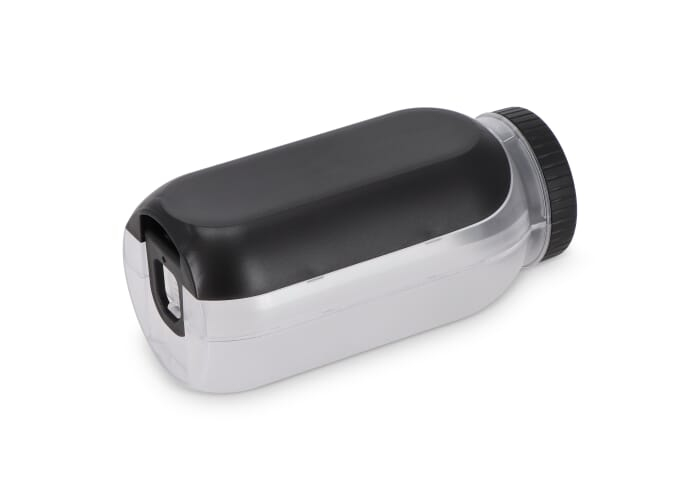 Boîte repas 900ml tout-en-un personnalisable avec couverts Noir