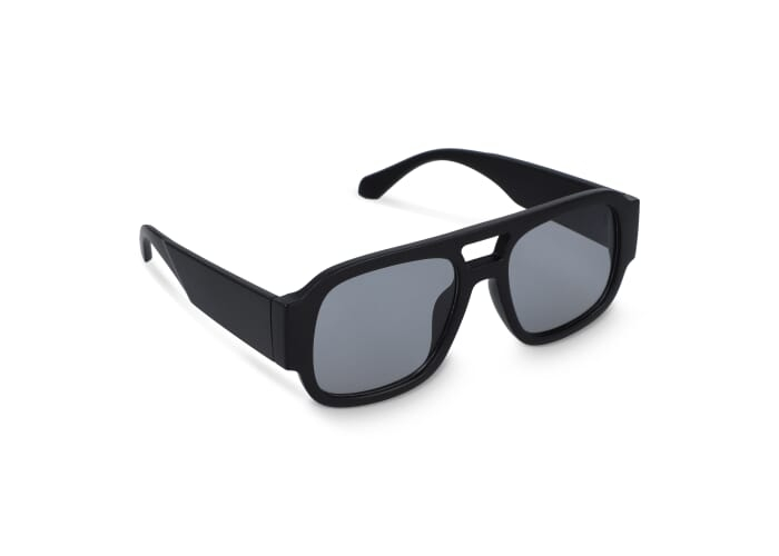 Lunettes de soleil à personnaliser colorées Bastian Noir
