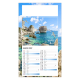 Calendrier plaque 1 vue personnalisable - Luc