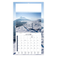 Calendrier sur plaque 1 vue personnalisable - Alain