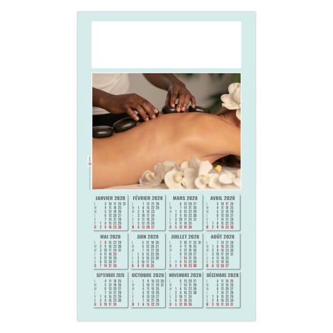 Calendrier publicitaire 1 vue - Homéo