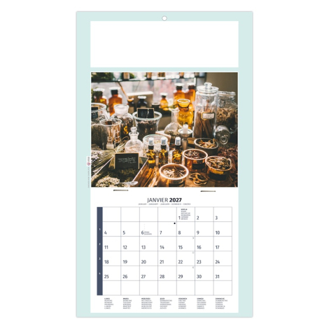 Calendrier publicitaire 1 vue - Homéo
