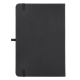 Vue arrière du carnet fermé en version noire avec absence de marquage apparent. Vue arrière du carnet fermé en version noire avec absence de marquage apparent.