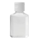 Flacon de gel hydroalcoolique présenté fermé de face, sans personnalisation visible.