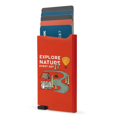 Porte-cartes RFID personnalisable 5 compartiments