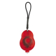 Lampe arrière rouge avec dragonne de fixation présentée seule et sans personnalisation visible.