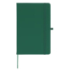 Vue de la face avant d’un carnet Sora A5 vert avec absence de personnalisation visible. Vue de la face avant d’un carnet Sora A5 vert avec absence de personnalisation visible.