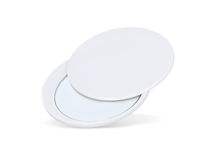 Miroir personnalisable coulissant de poche Poise Blanc