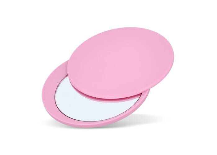 Miroir personnalisable coulissant de poche Poise Rose