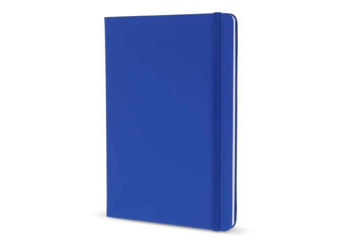Carnet A5 personnalisé avec fermeture élastique Bleu