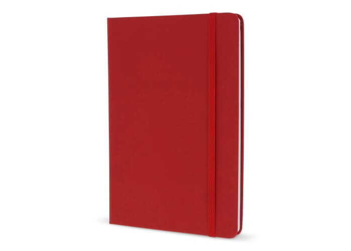 Carnet A5 personnalisé avec fermeture élastique Rouge