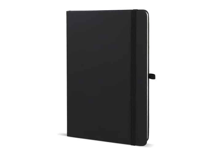 Carnet promotionnel A5 avec passant stylo Sora Noir