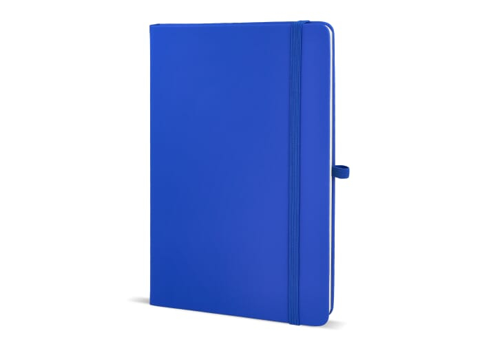 Carnet promotionnel A5 avec passant stylo Sora Bleu