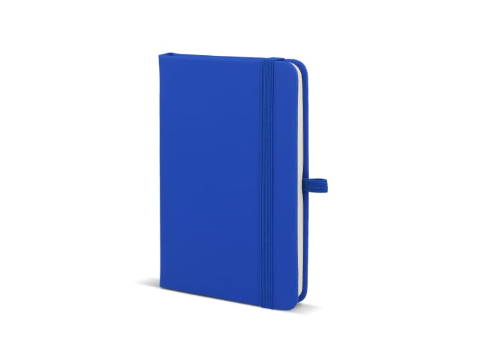 Carnet personnalisé format A6 avec fermeture Sora Bleu