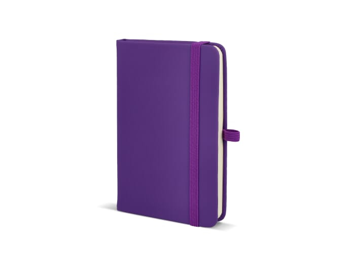 Carnet personnalisé format A6 avec fermeture Sora Violet