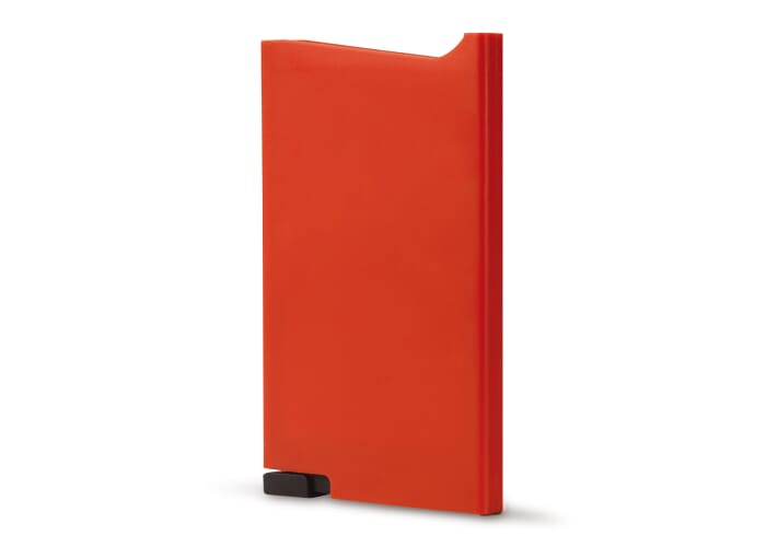 Porte-cartes RFID personnalisable 5 compartiments Rouge