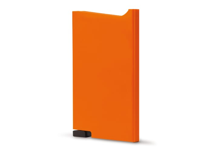 Porte-cartes RFID personnalisable 5 compartiments Orange