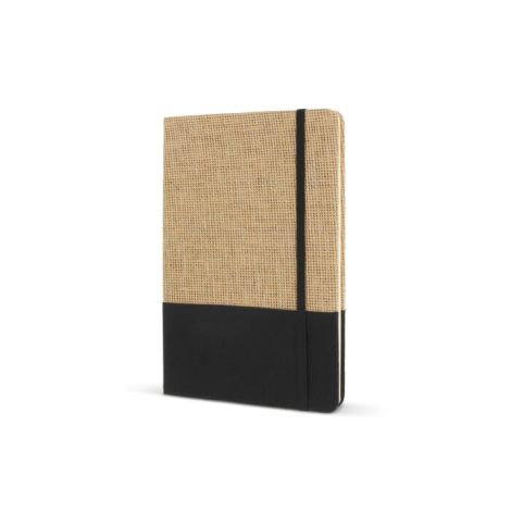 Carnet A5 personnalisé en jute R-PET