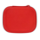 Vue de dessus de la trousse de premiers secours fermée, sans marquage apparent sur la face visible. Vue de dessus de la trousse de premiers secours fermée, sans marquage apparent sur la face visible.