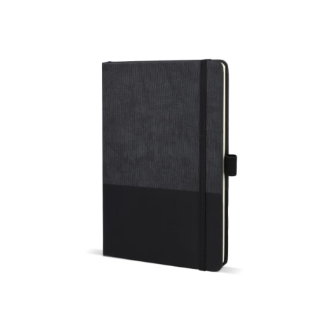 Carnet A5 à personnaliser aspect velours côtelé