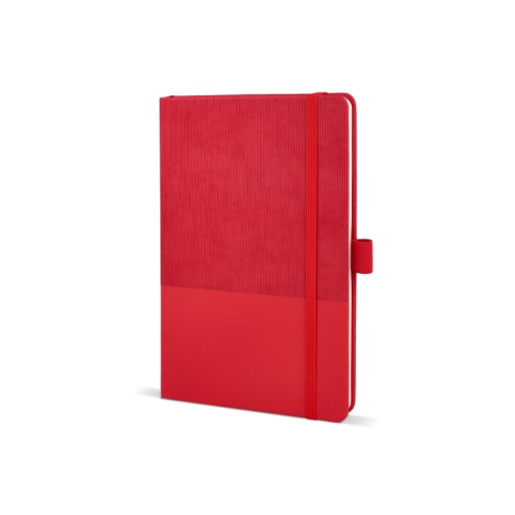 Carnet A5 à personnaliser aspect velours côtelé