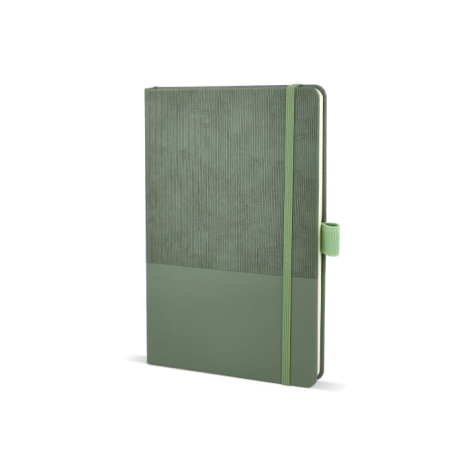 Carnet A5 à personnaliser aspect velours côtelé