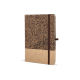 Carnet A5 à personnaliser en liège et fibres de café Carnet A5 à personnaliser en liège et fibres de café