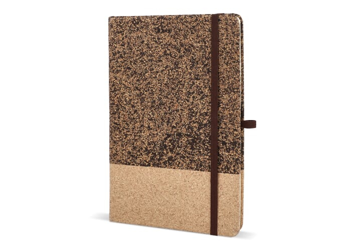 Carnet A5 à personnaliser en liège et fibres de café Nature
