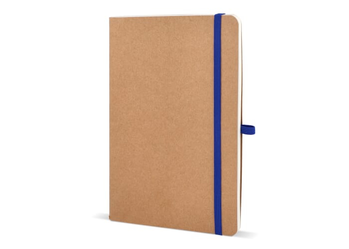 Carnet A5 personnalisable en papier kraft Bleu