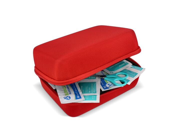 Trousse de secours EVA personnalisable 40 pièces Andes Rouge
